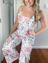 Load image into Gallery viewer, Floral spaghetti strap jumpsuit